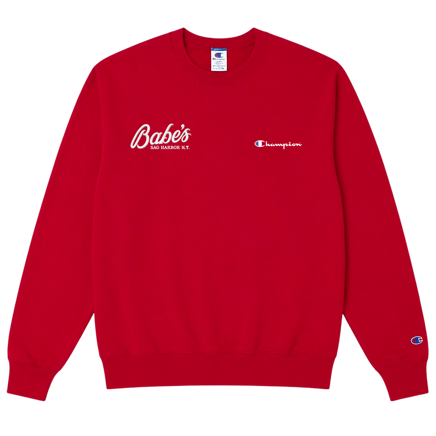 Babe's Vintage Champion Logo Crewneck
