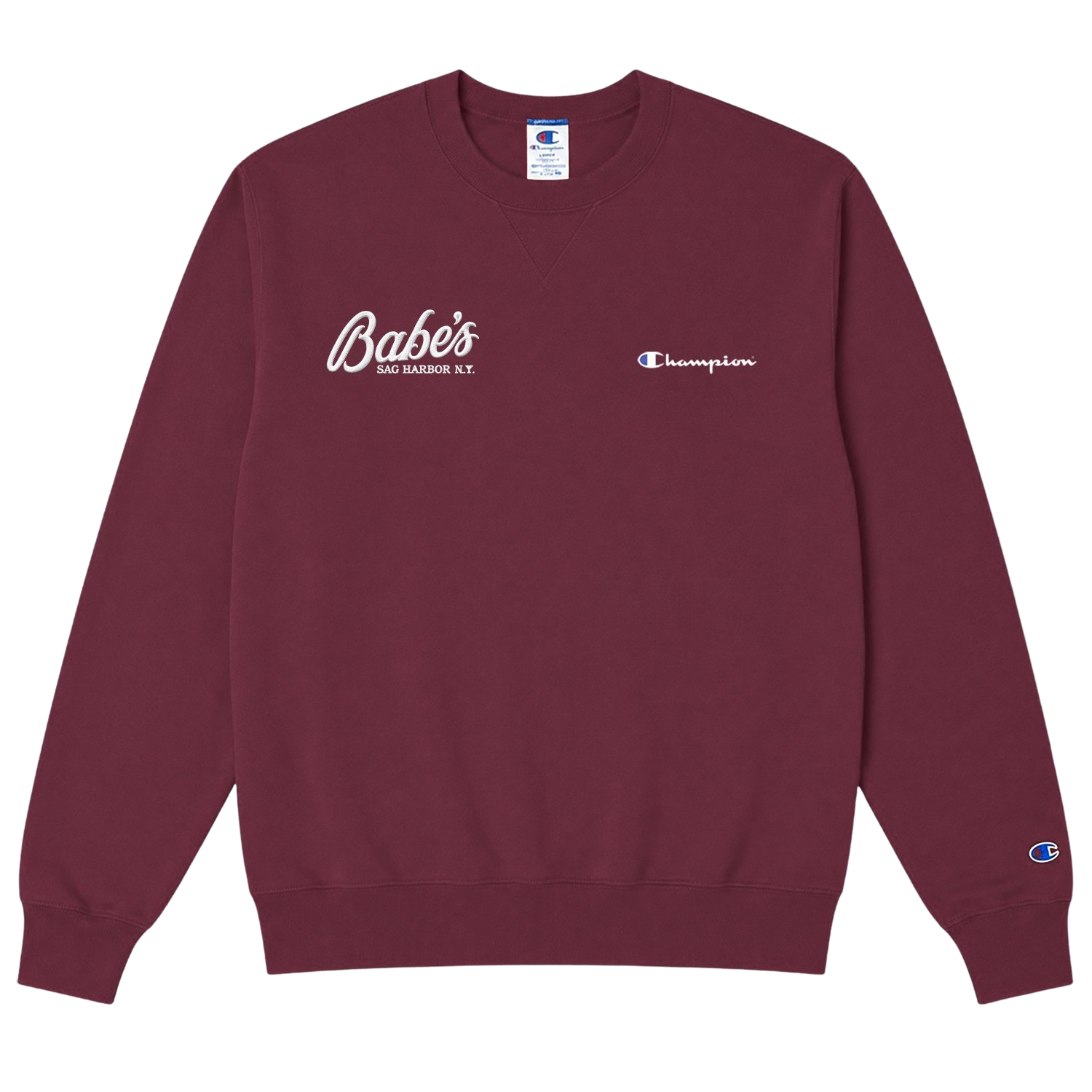 Babe's Vintage Champion Logo Crewneck
