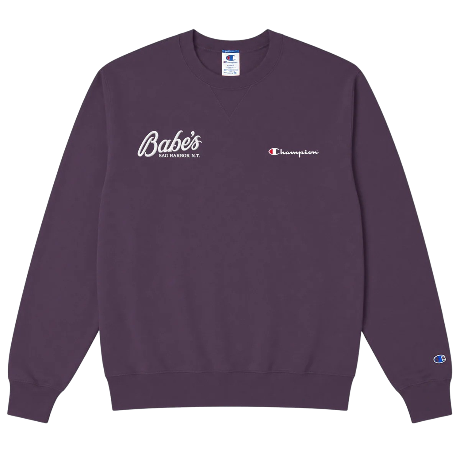 Babe's Vintage Champion Logo Crewneck
