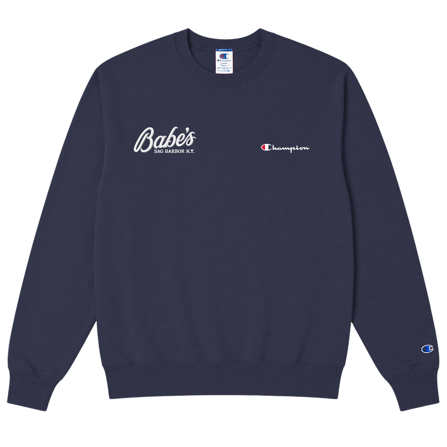 Babe's Vintage Champion Logo Crewneck
